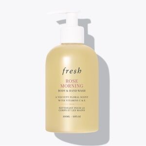 Fresh Rose Morning Body & Hand Wash 10oz 300ml FULL SIZE NEW
